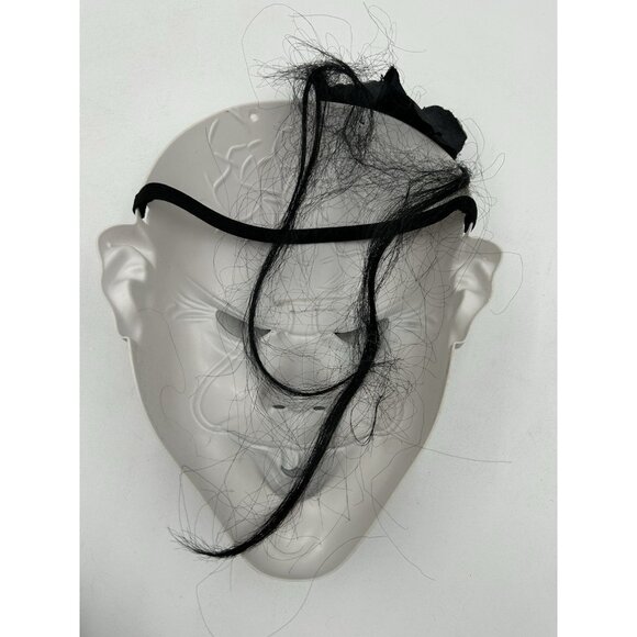 Halloween Scary Killer Clown Mask With Mini Flower Hat Adult Plastic Mask - Picture 7 of 7